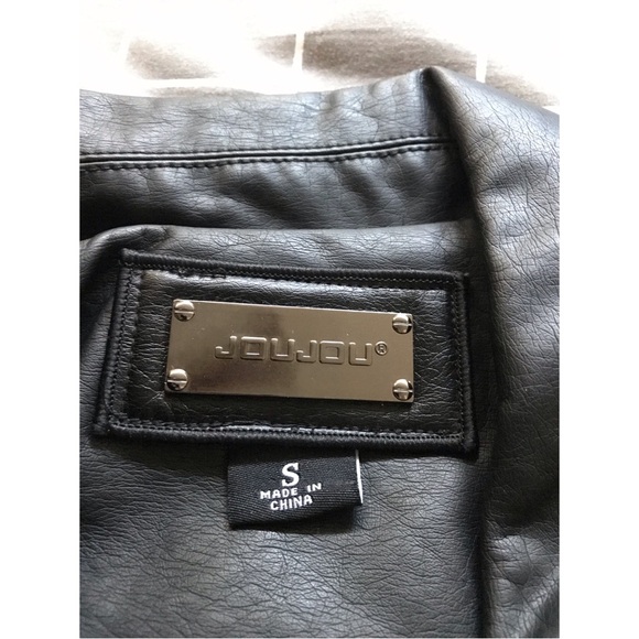 NWOT JouJou Faux leather jacket - Picture 3 of 3